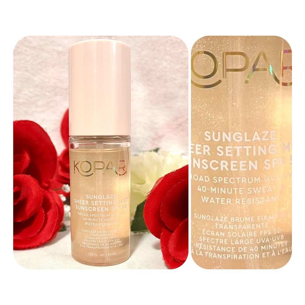 NEW Kopari Mini Sunglaze Sheer Setting Mist SPF 50 - 40ml